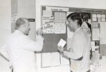 Bill Wood, former Financial Aid Director, with student