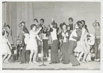 Group dancing onstage
