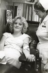 Joy Rose, former College Nurse with student