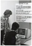 Janet Schwenn with student at ECC-USF LRC/ECC Catalog