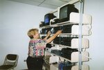 Barb Brennan in A/V room